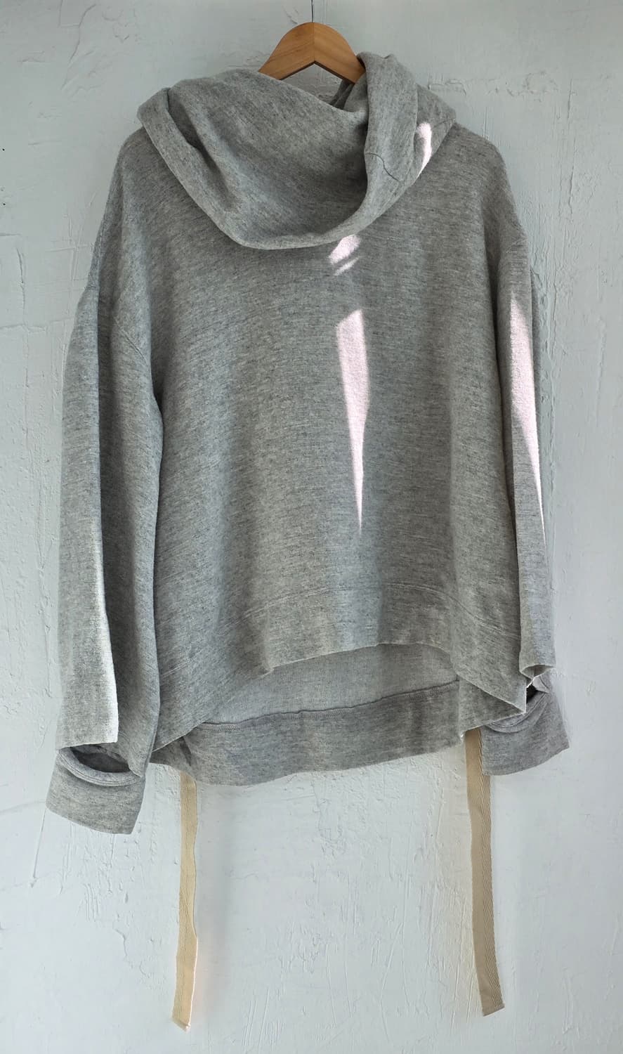 Meimei J 울혼방 블라우스 그레이 상품이미지1