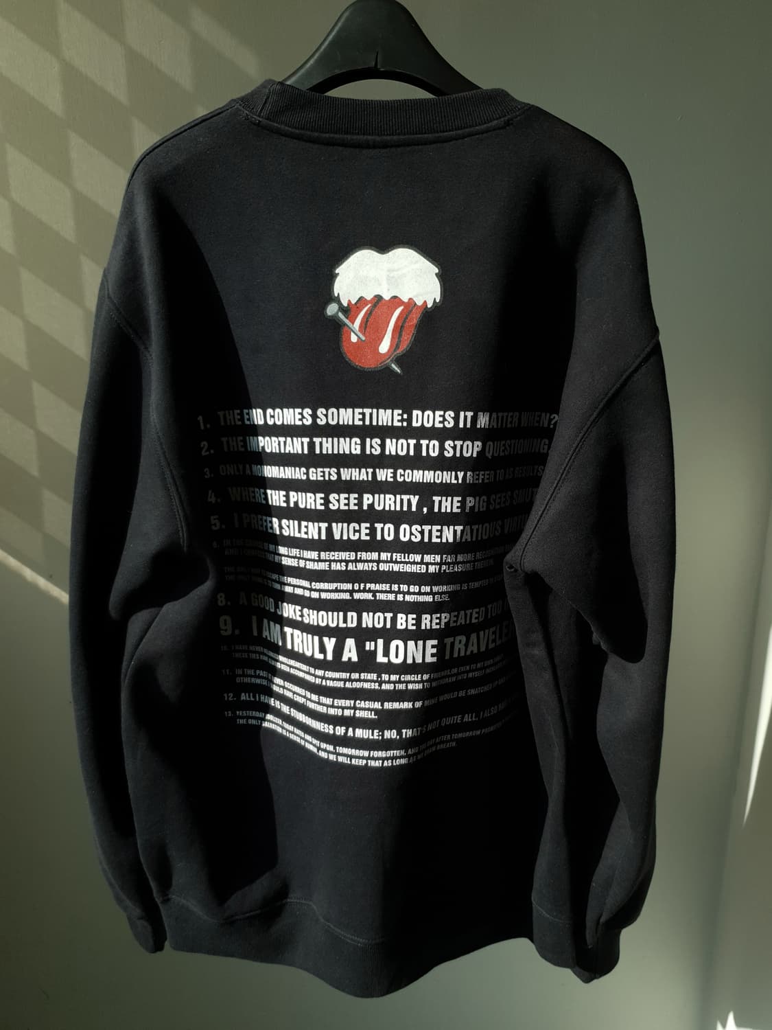 Number (N)ine x Rolling Stones sweat 상품이미지9