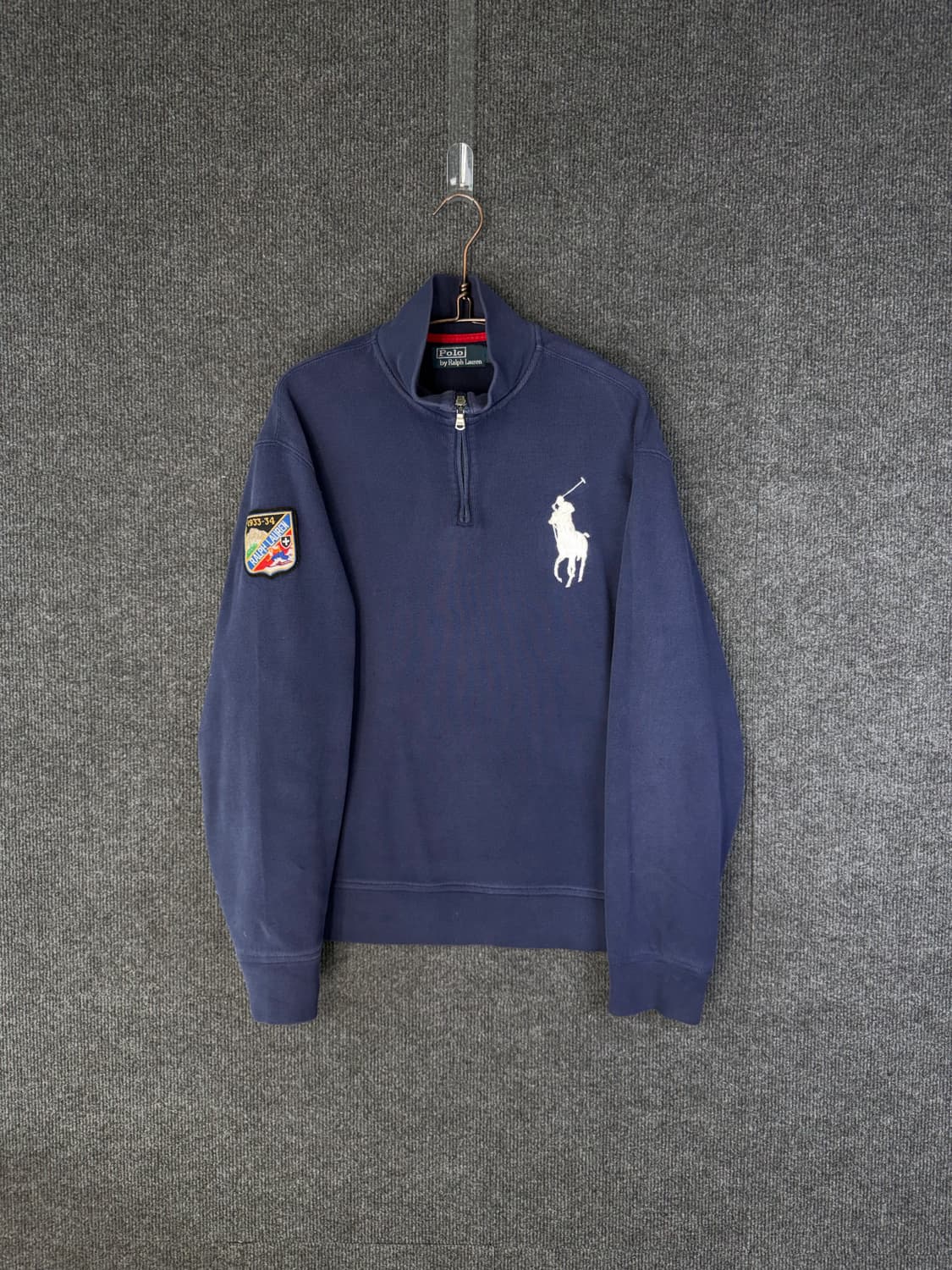 폴로랄프로렌 스키패치 하프집업 코튼니트 상품이미지1