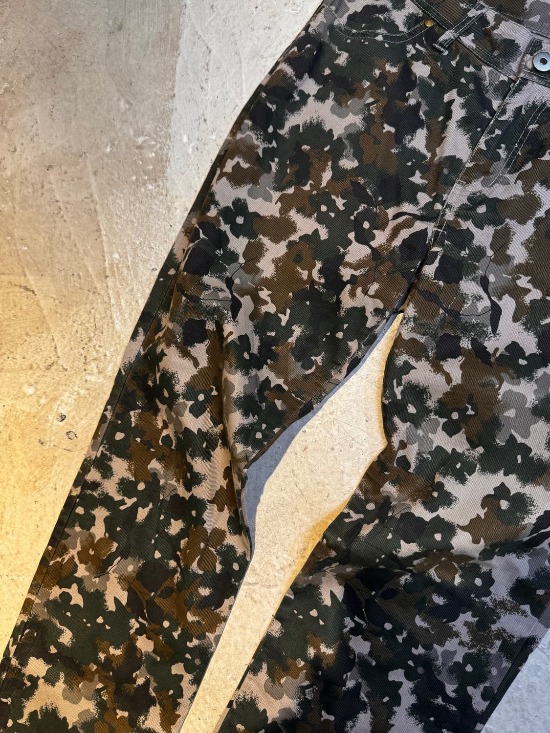 밀리터리 패턴 스키니바지 상품이미지4