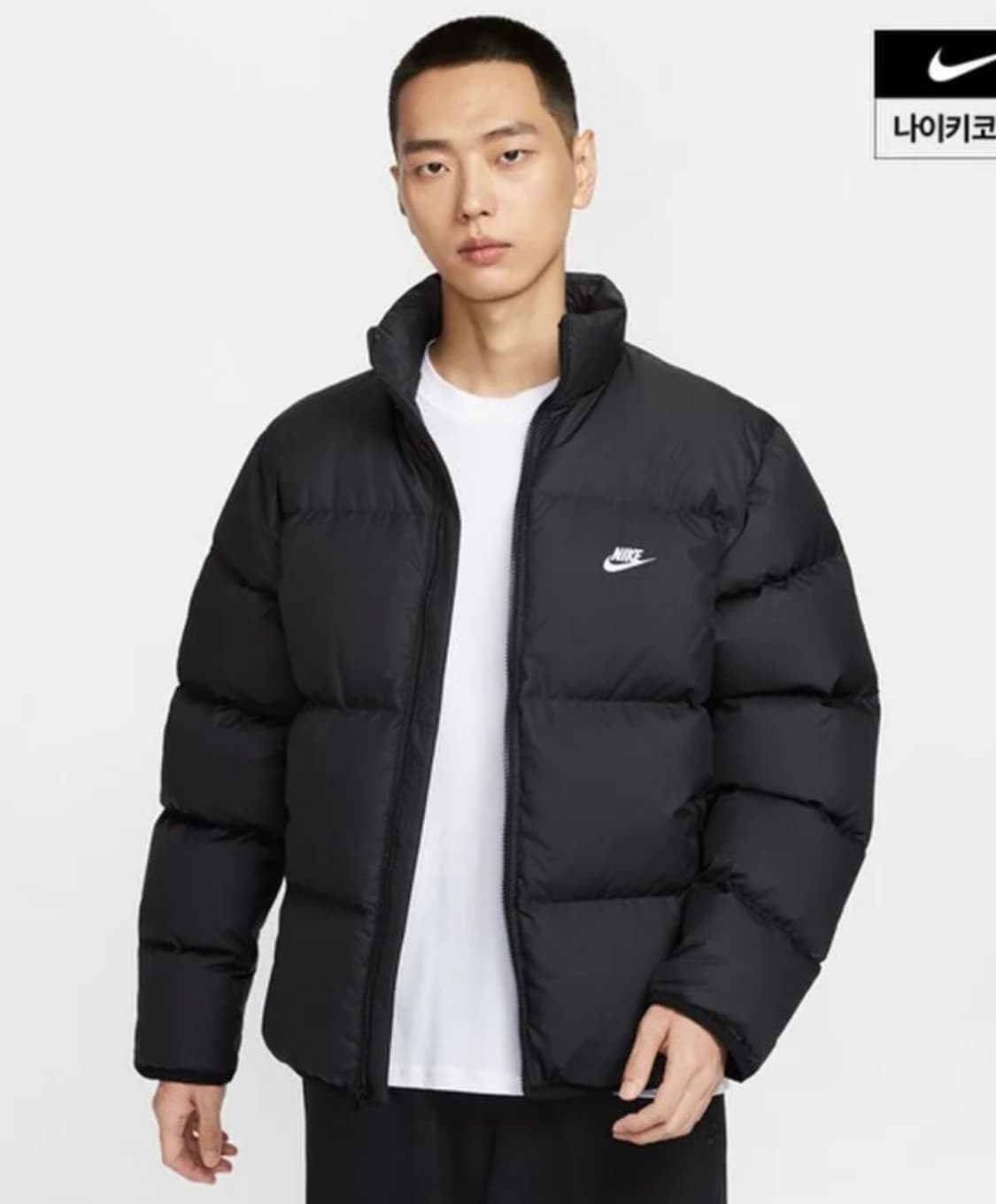 나이키 클럽 써마 핏 숏 패딩 재킷 M사이즈 팝니다  상품이미지2