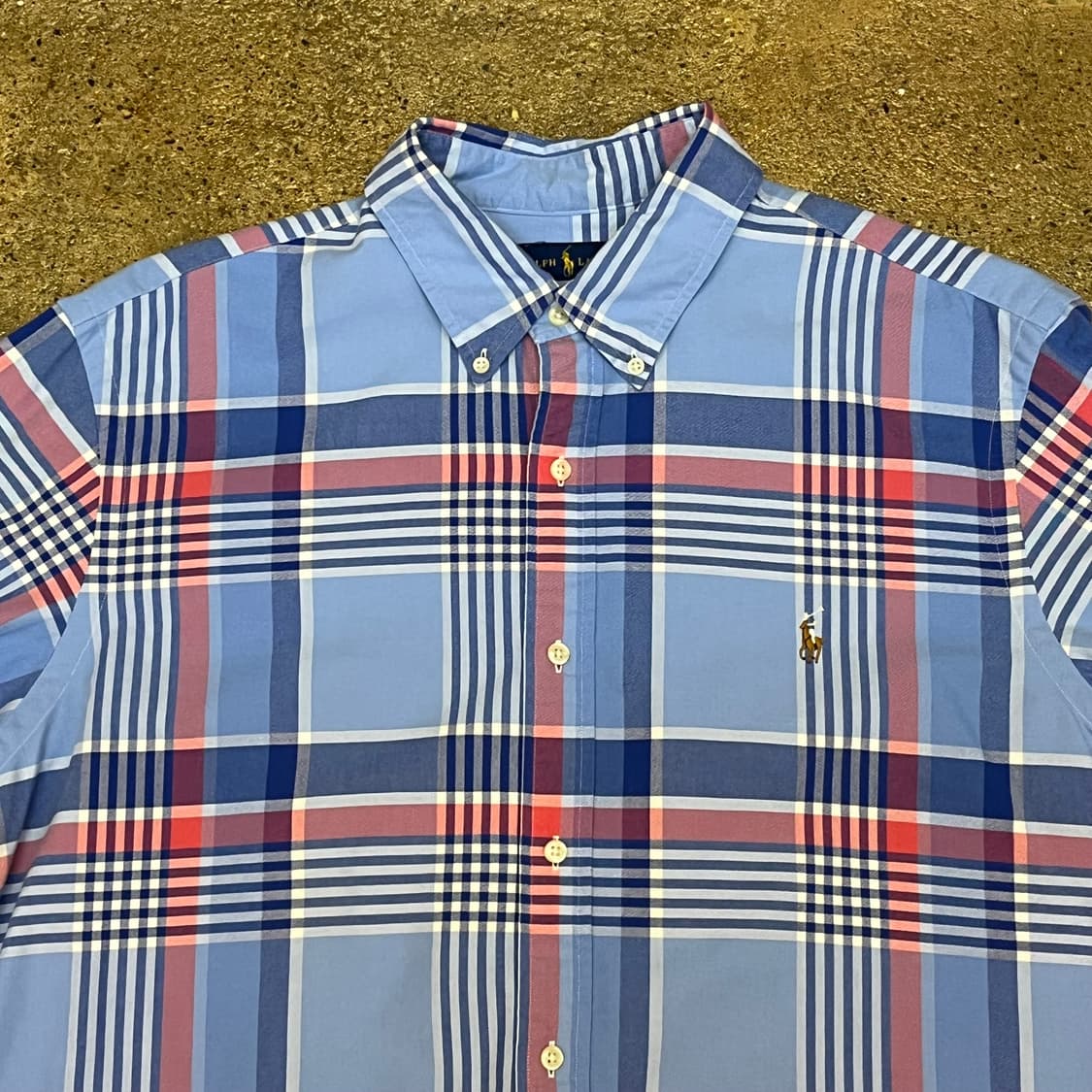 미국 빈티지 폴로 랄프로렌 체크셔츠 남방 상품이미지2