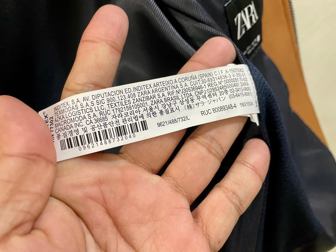 자라 / 블루종 자켓, 봄버 자켓, 남성자켓 / L 상품이미지9