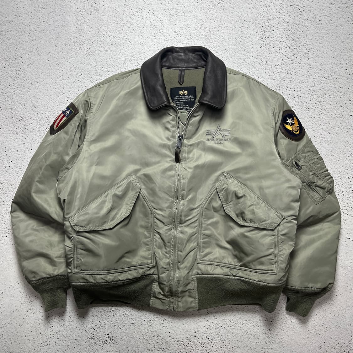 00s Alpha Industries CWU-45/P Leather  상품이미지2