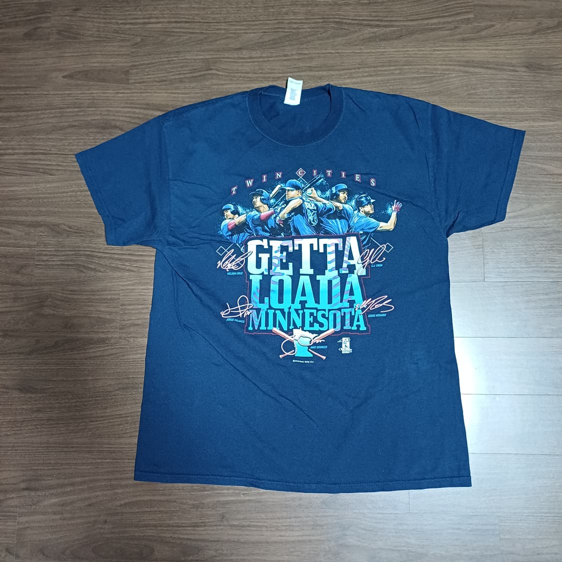 빈티지 길단 미네소타트윈스 반팔티셔츠 L 상품이미지1