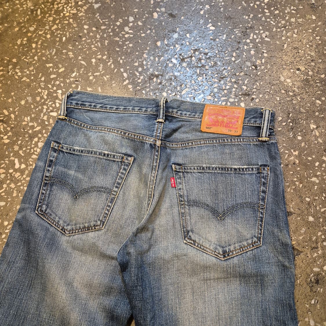 33인치 리바이스 502 워싱청바지  상품이미지7