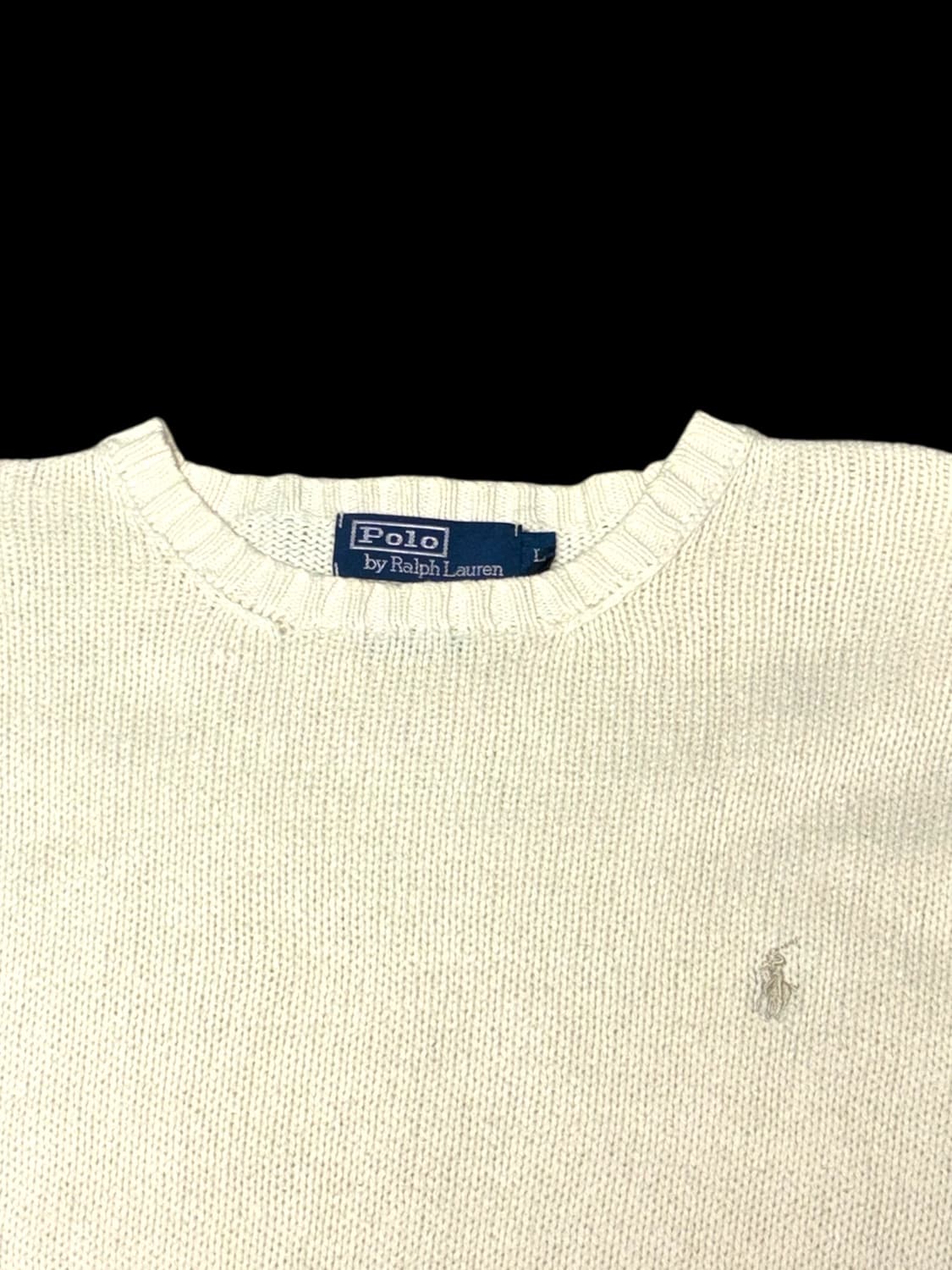 폴로 랄프로렌 아이보리 크림색상 니트 상품이미지8