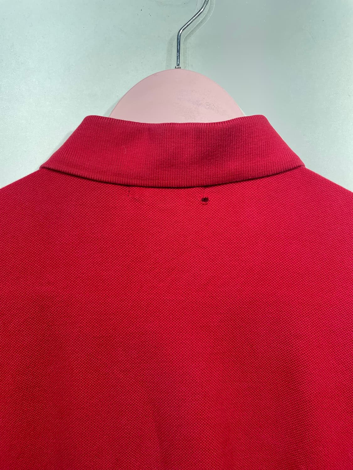 버버리 레드 체크 포인트 반팔 폴로티 상품이미지6