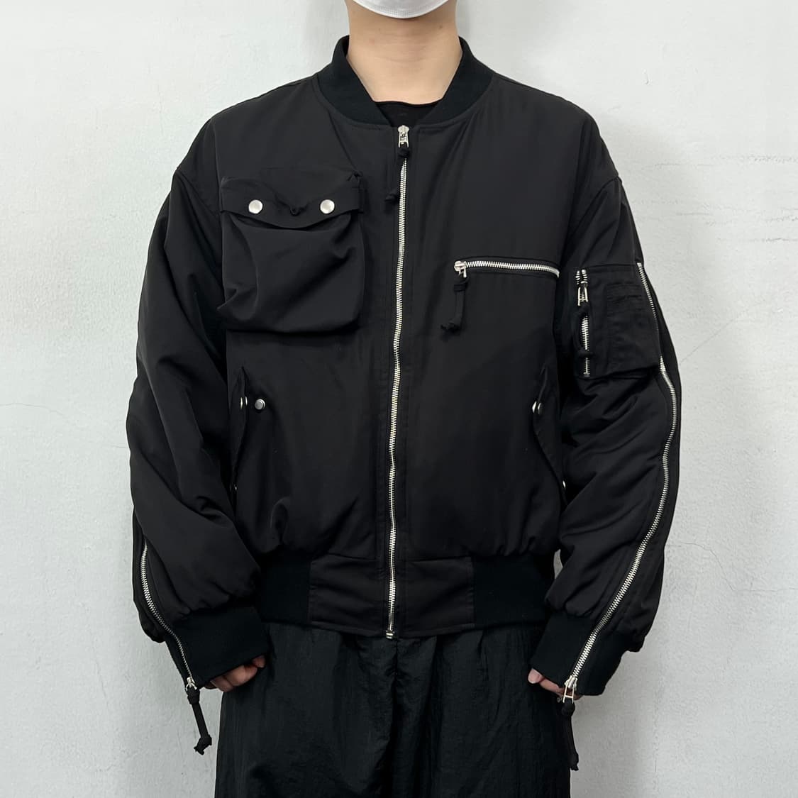 그레일즈 앤티크 멀티지퍼 봄버 자켓 상품이미지1