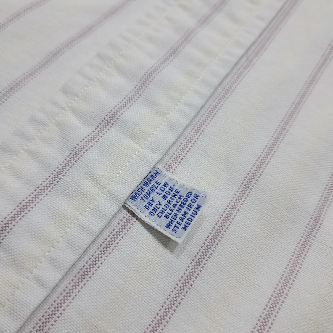 CK089 L 폴로 90s 싱가포르판 올드스쿨 스트라이프 워크 셔츠 남 상품이미지5