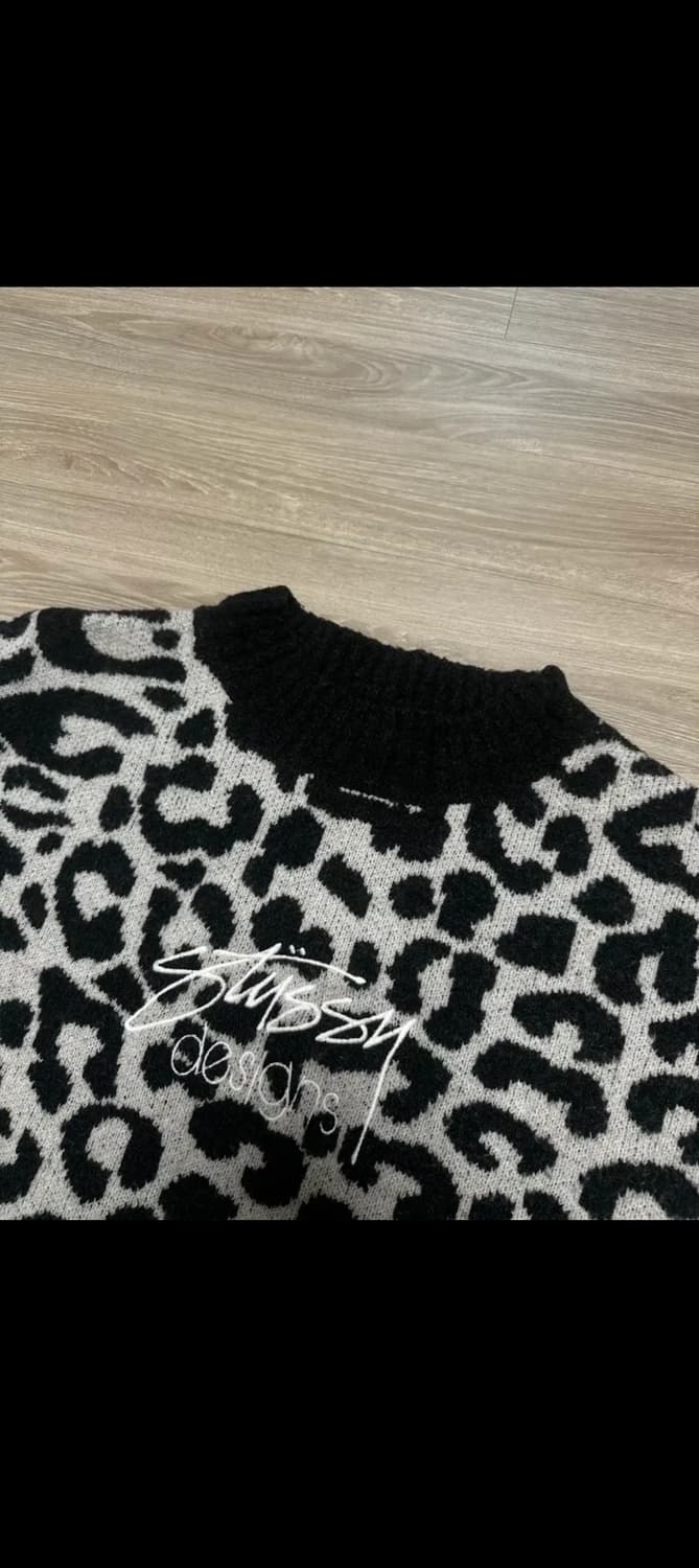 일본판 스투시 레오파드 니트 상품이미지2