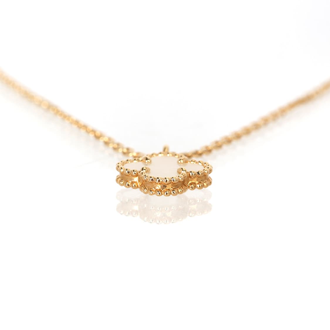 반클리프아펠 스위트 알함브라 목걸이 스윗 마더오브펄 네크리스 상품이미지8