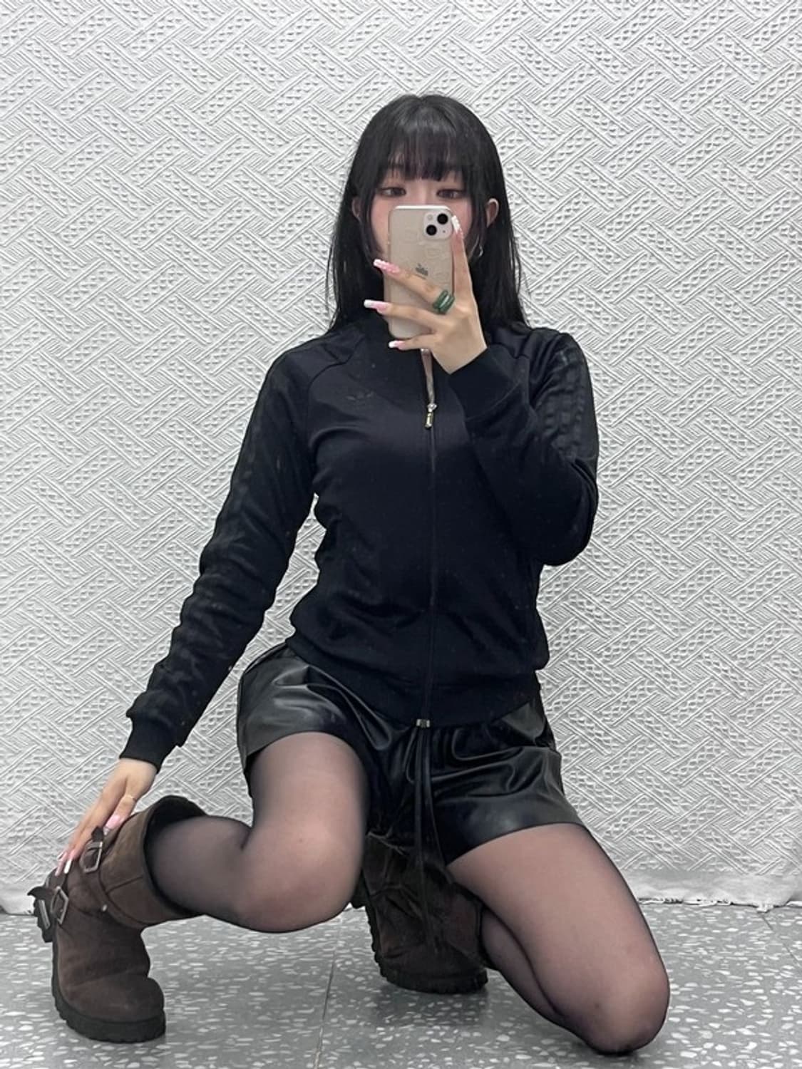 아디다스 유로파 슈퍼걸 락시크 올블랙 져지 집업 90 C12425 상품이미지2
