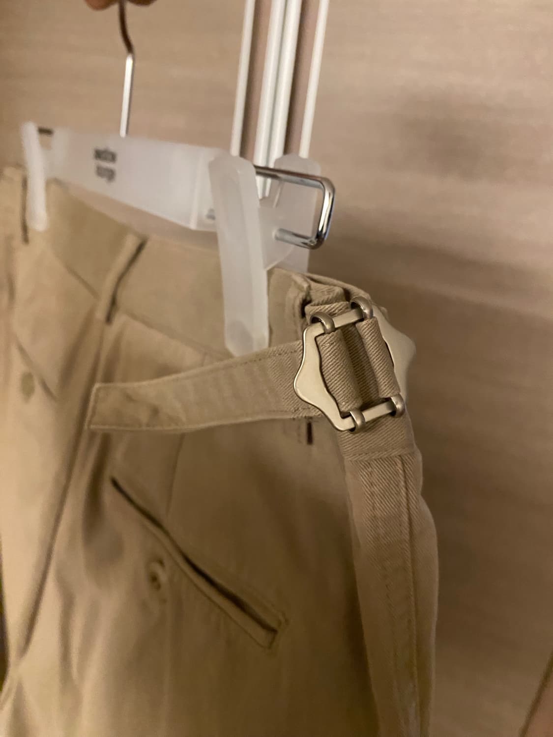 노운 스트레이트 치노팬츠 베이지 1 (32 전후) 상품이미지3