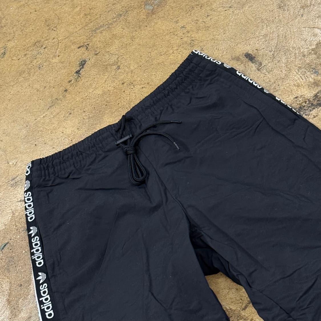 [정품/S] 아디다스 삼선 트레이닝 팬츠 블랙 b15 상품이미지1