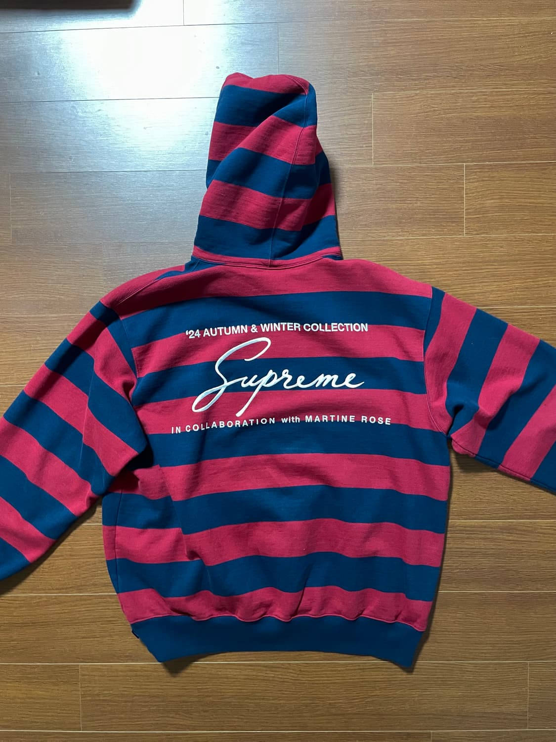 슈프림 X 마틴로즈 스트라이프 후드 상품이미지2