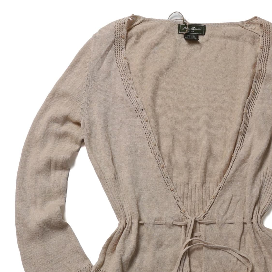 에디바우어 Eddie Bauer Belted Linen Cardigan  상품이미지2