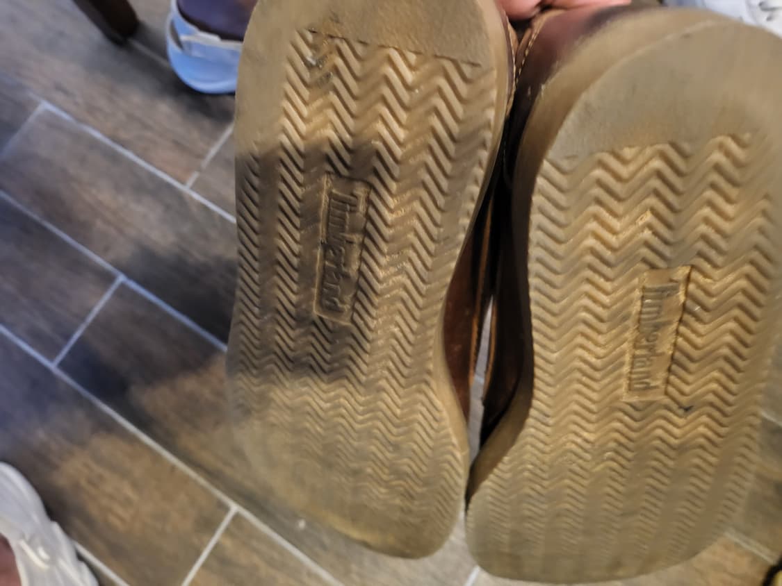 팀버랜드  가죽 브라운 부츠us8 상품이미지6