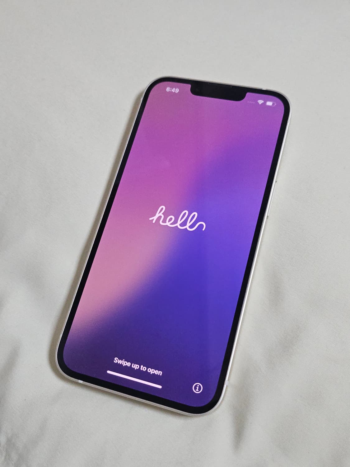 아이폰14 white 128gb (성능100) 상품이미지4