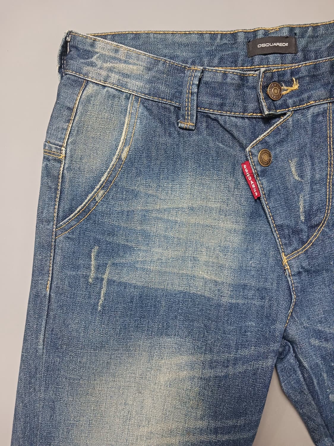 [34] 디스퀘어드2 포켓디자인 테이퍼드진 청바지 상품이미지2