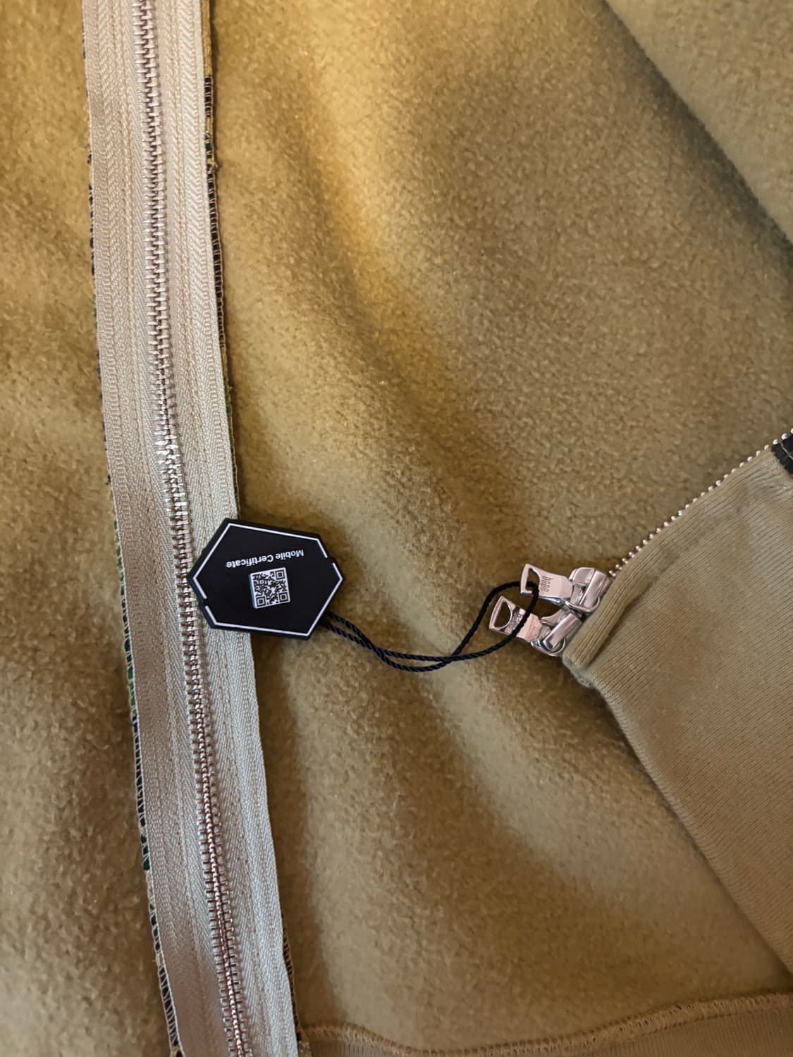 베이프 세퍼레이트 후드집업 그린 상품이미지5