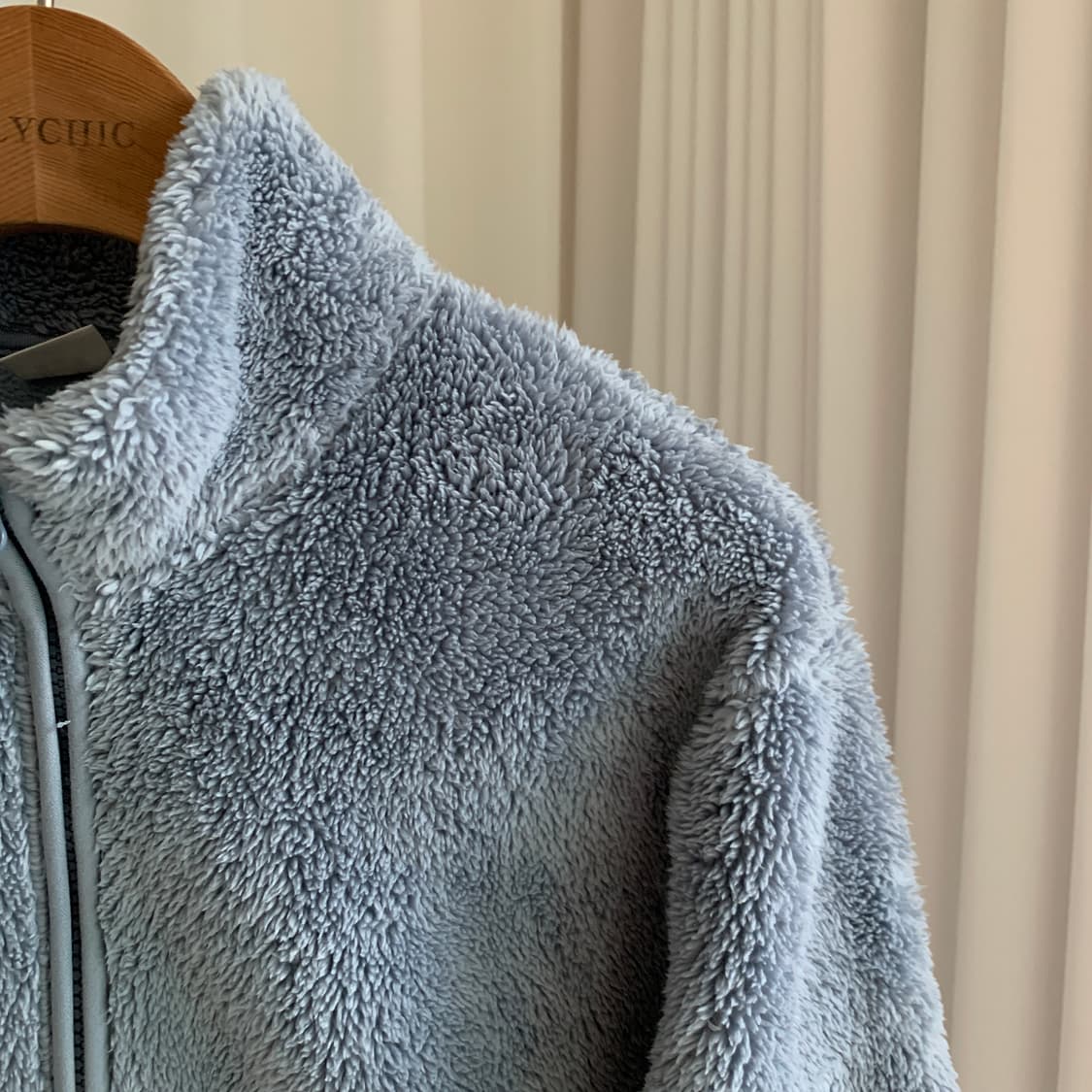 탑텐키즈 플리스 집업 후리스 점퍼 스모키블루 150 상품이미지3