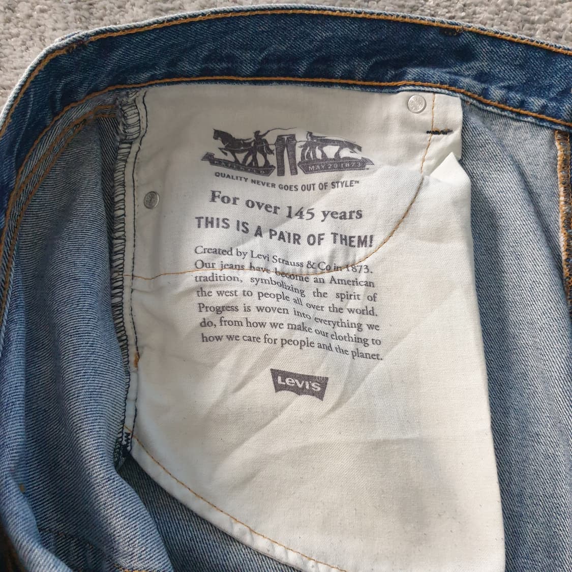 [무료배송] Levi's 505 데님 팬츠 상품이미지5