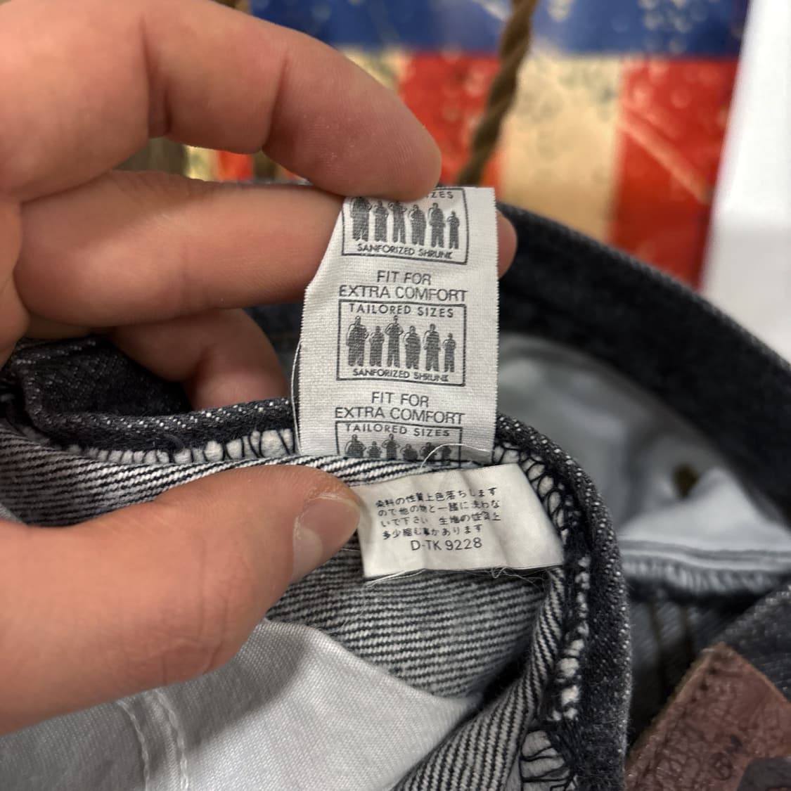 00s LEE 리 라이더스 테이퍼드 핏 흑청 데님 팬츠 블랙 진 N697 상품이미지10