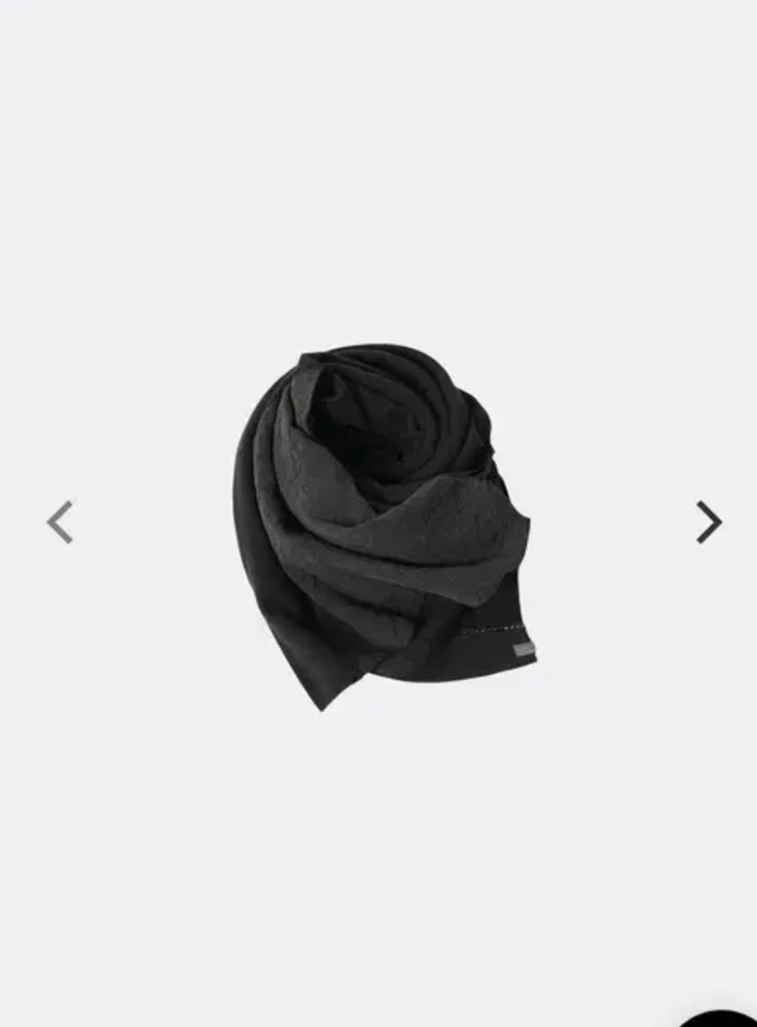 (구매) 엑슬림 스카프 블랙색상  상품이미지1