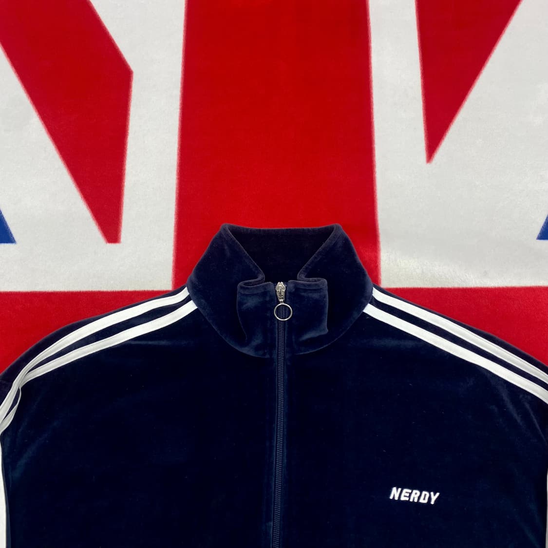 널디 벨벳 져지 M 실측 L  상품이미지3