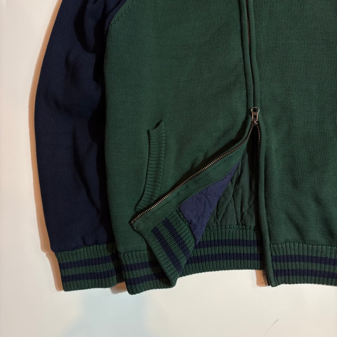 라코스테 그린 투웨이 니트 집업 상품이미지5