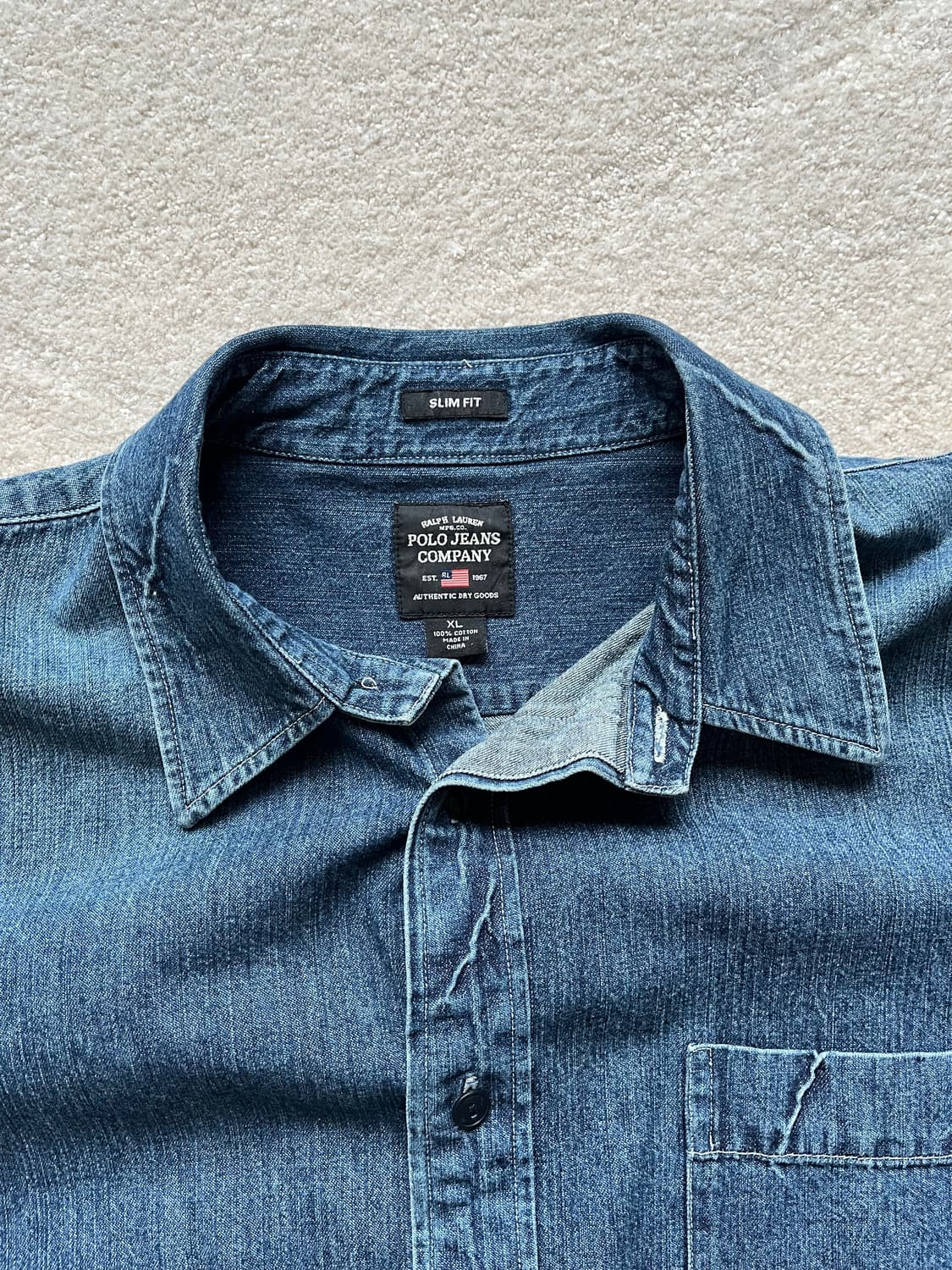 폴로 진스 컴퍼니 데님 셔츠 (105) 상품이미지6