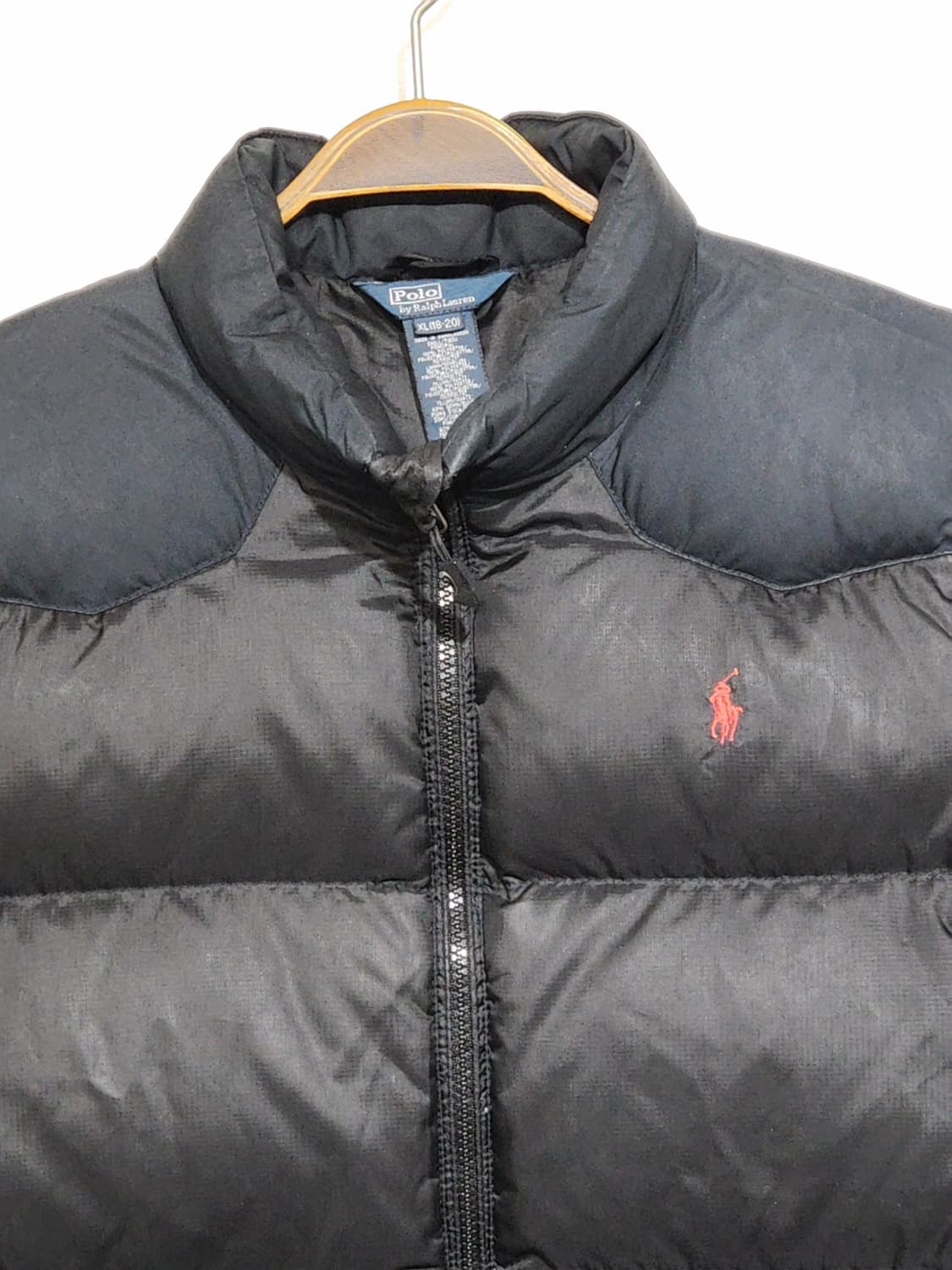(L) 랄프로렌 폴로 패딩조끼 블랙 다운 베스트  상품이미지2