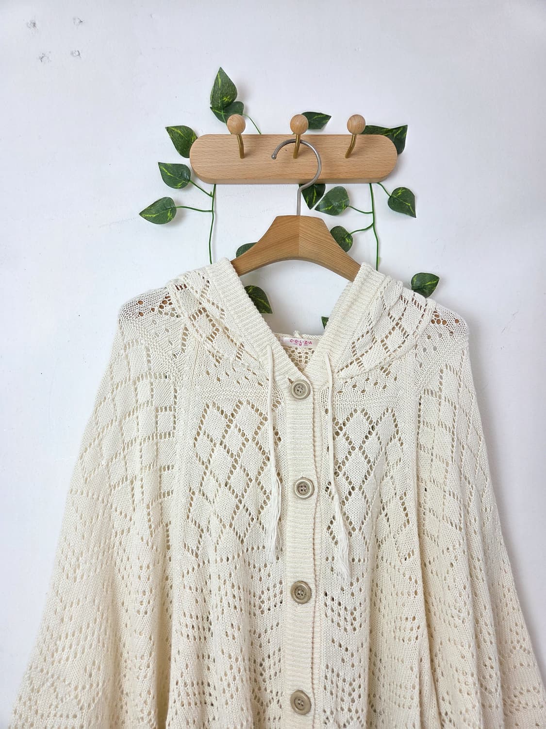 후드 케이프 가디건 상품이미지2