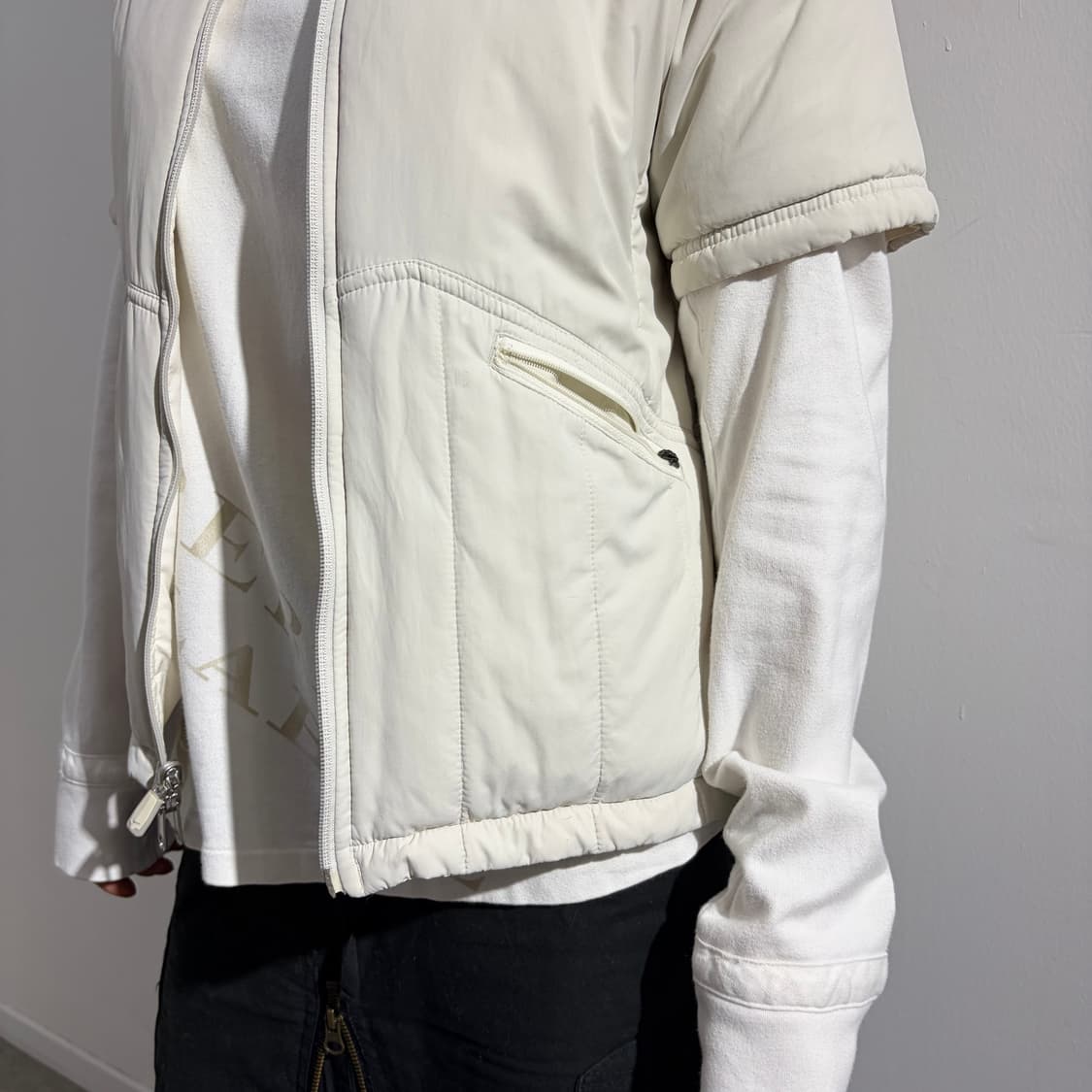 00s 나이키 리버시블 반팔 패딩 자켓 상품이미지5