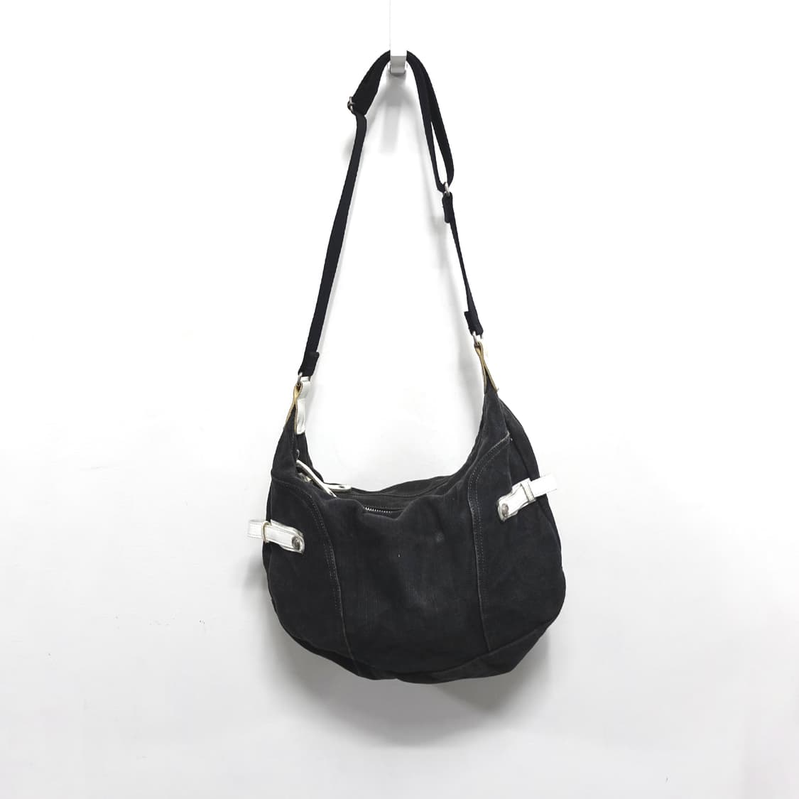 Master Piece 마스터피스 스웨이드 레더 믹스 코튼 투웨이 숄더백 상품이미지4