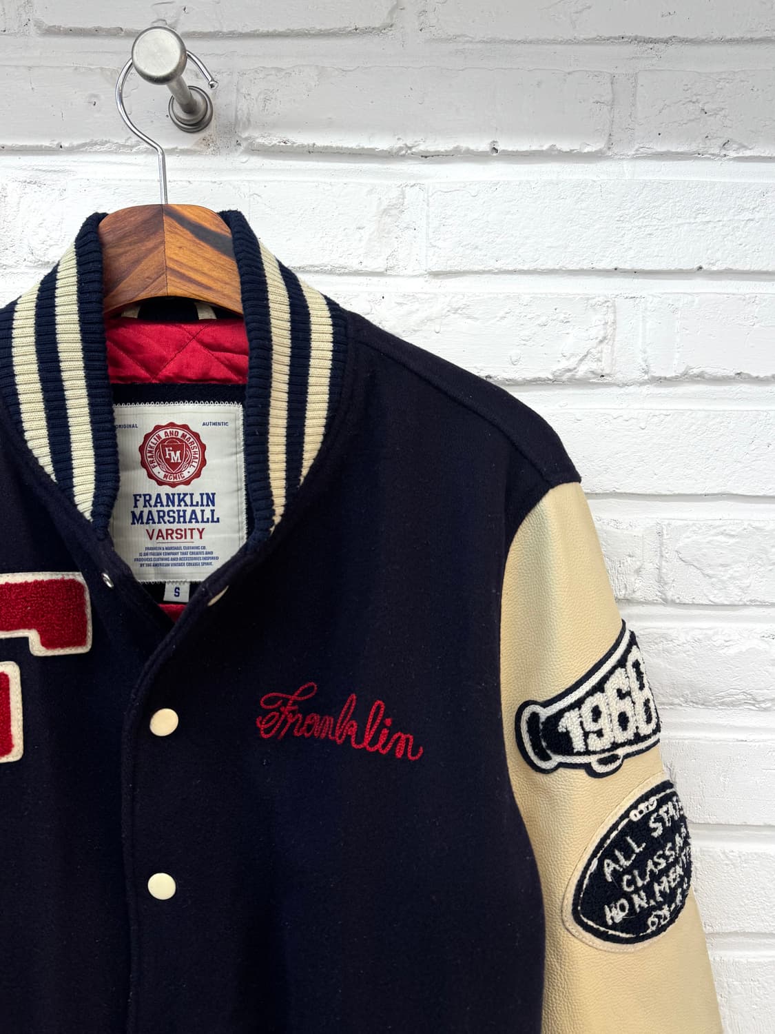 Franklin&Marshall 네이비 바시티 자켓 상품이미지4