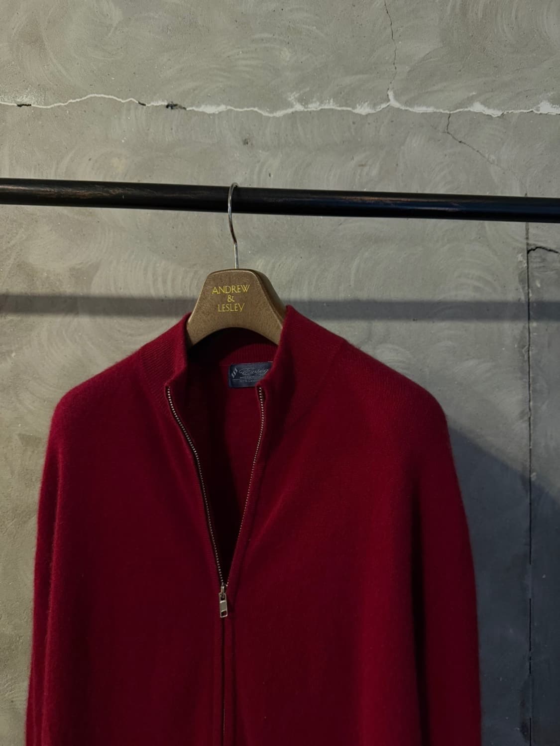 몽골리안 캐시미어 짚업 가디건 100 상품이미지3