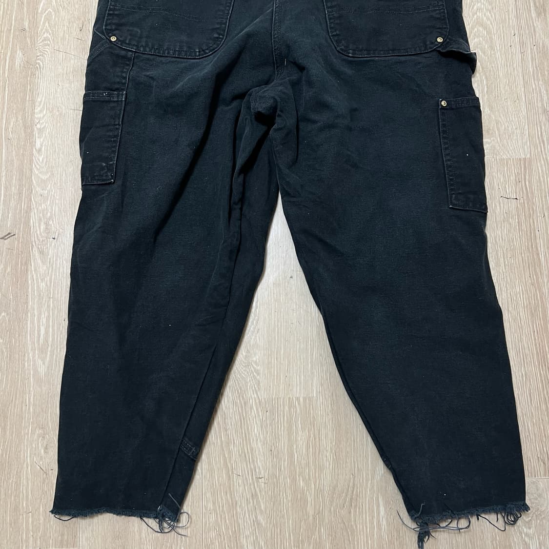 칼하트 WIP 디스트로이드 더블니 카펜터 오버롤 멜빵바지 34/32 상품이미지6