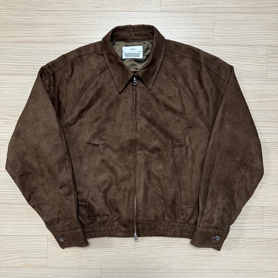 [poszer] 포저 스웨이드 해링턴 자켓 브라운 상품이미지4