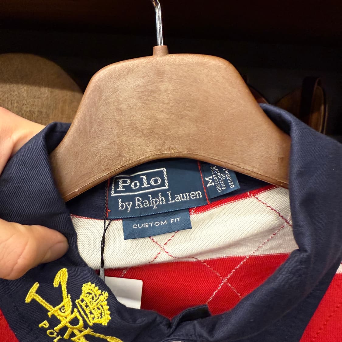 90s 폴로 랄프로렌 MERCER team 럭비 티셔츠 프레피 N1100 상품이미지5