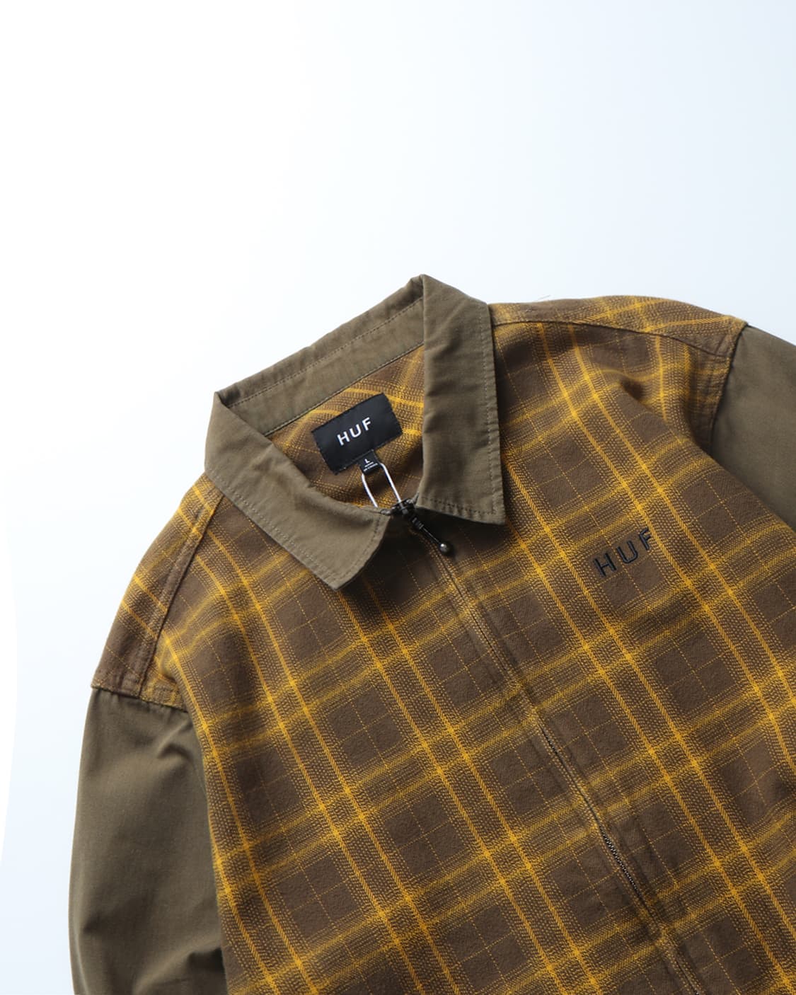 허프 HUF Aberdeen Zip Flannel Shirt 상품이미지7