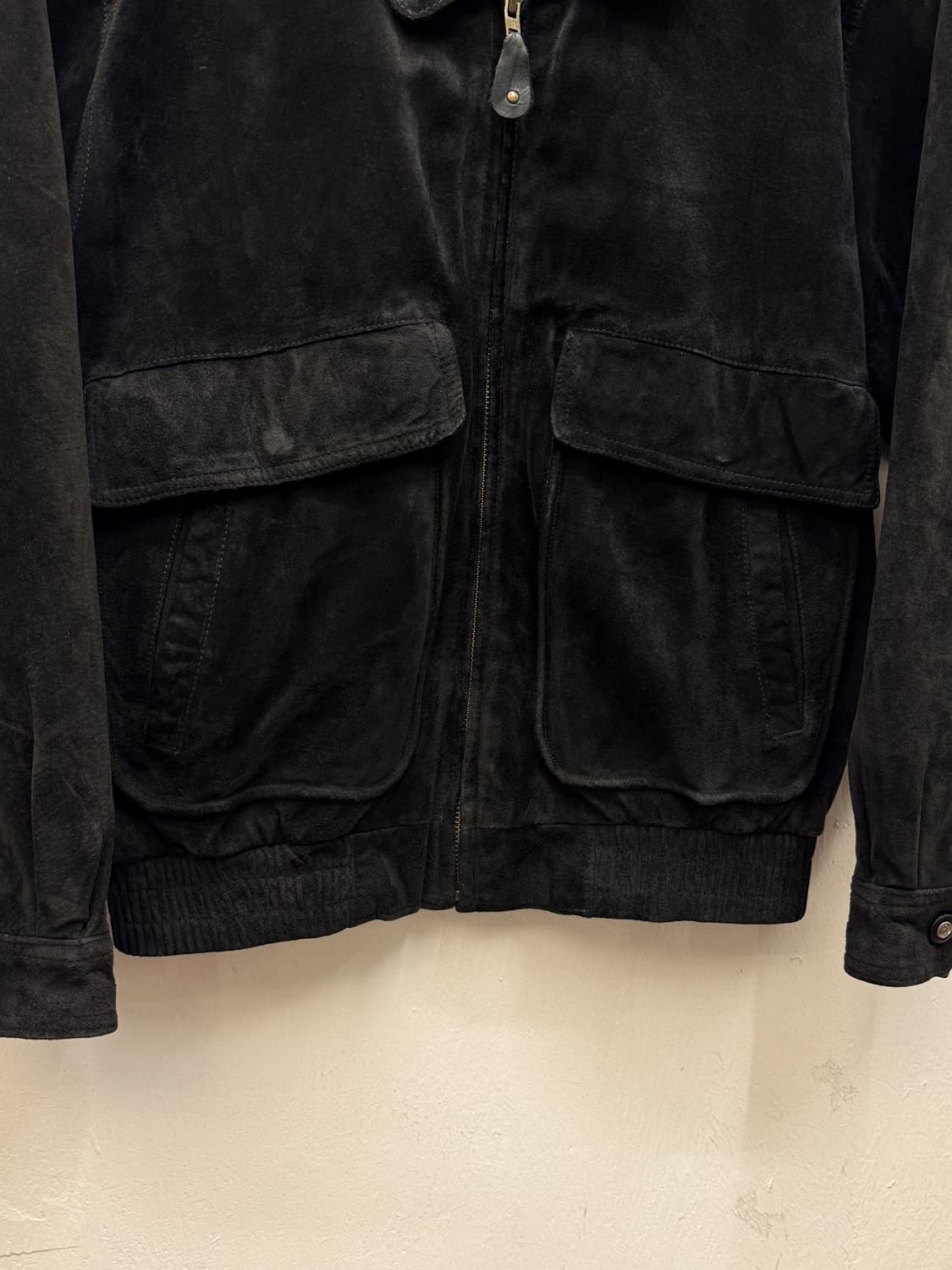 SubUrban Leather Suede Bomber Jacket 상품이미지3