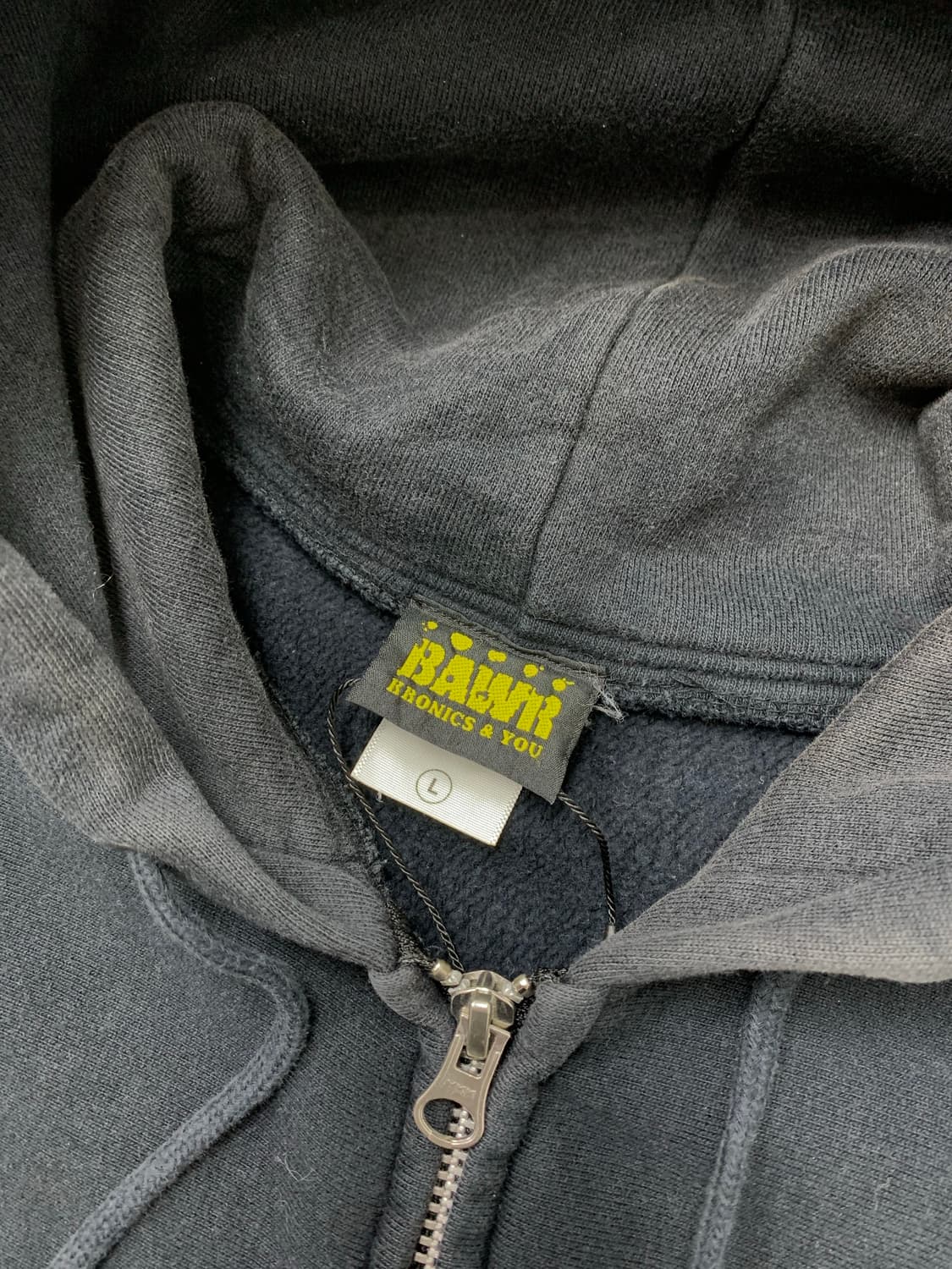 Bawr kronics&you 블랙 후드집업 #137 상품이미지5