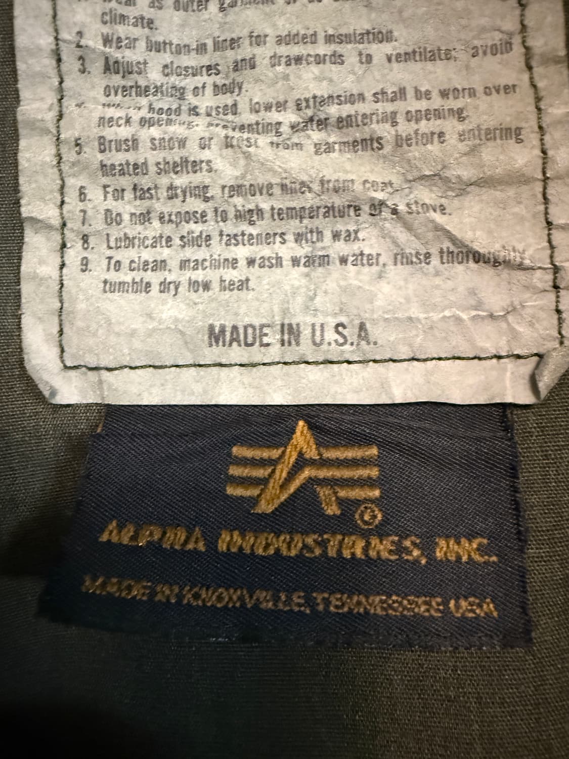 🇺🇸 ALPHA INDUSTRIES M-65 FIELD JACKET 상품이미지4