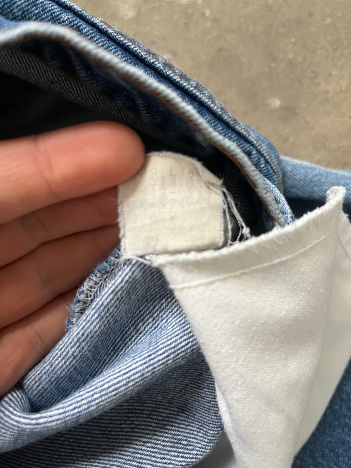 80s USA Levi's 517 연청 데님팬츠 상품이미지7