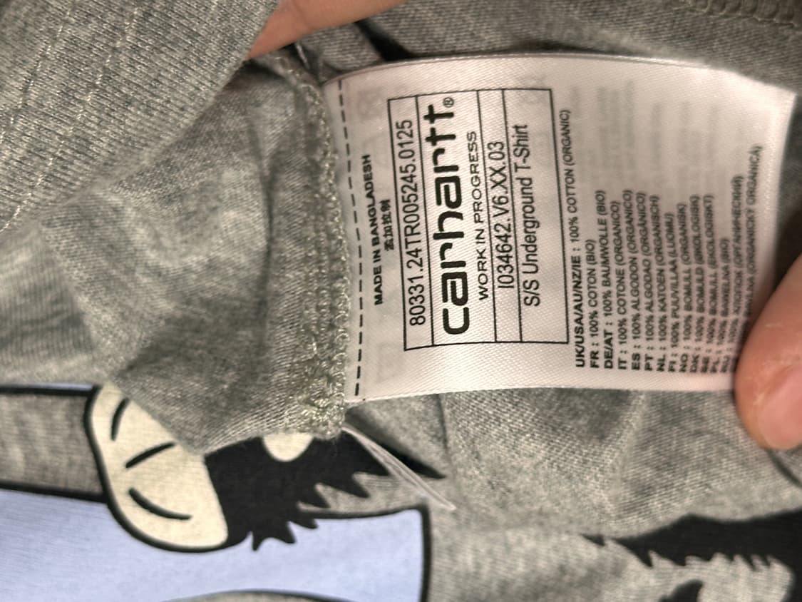 칼하트 언더그라운드 티셔츠 상품이미지3