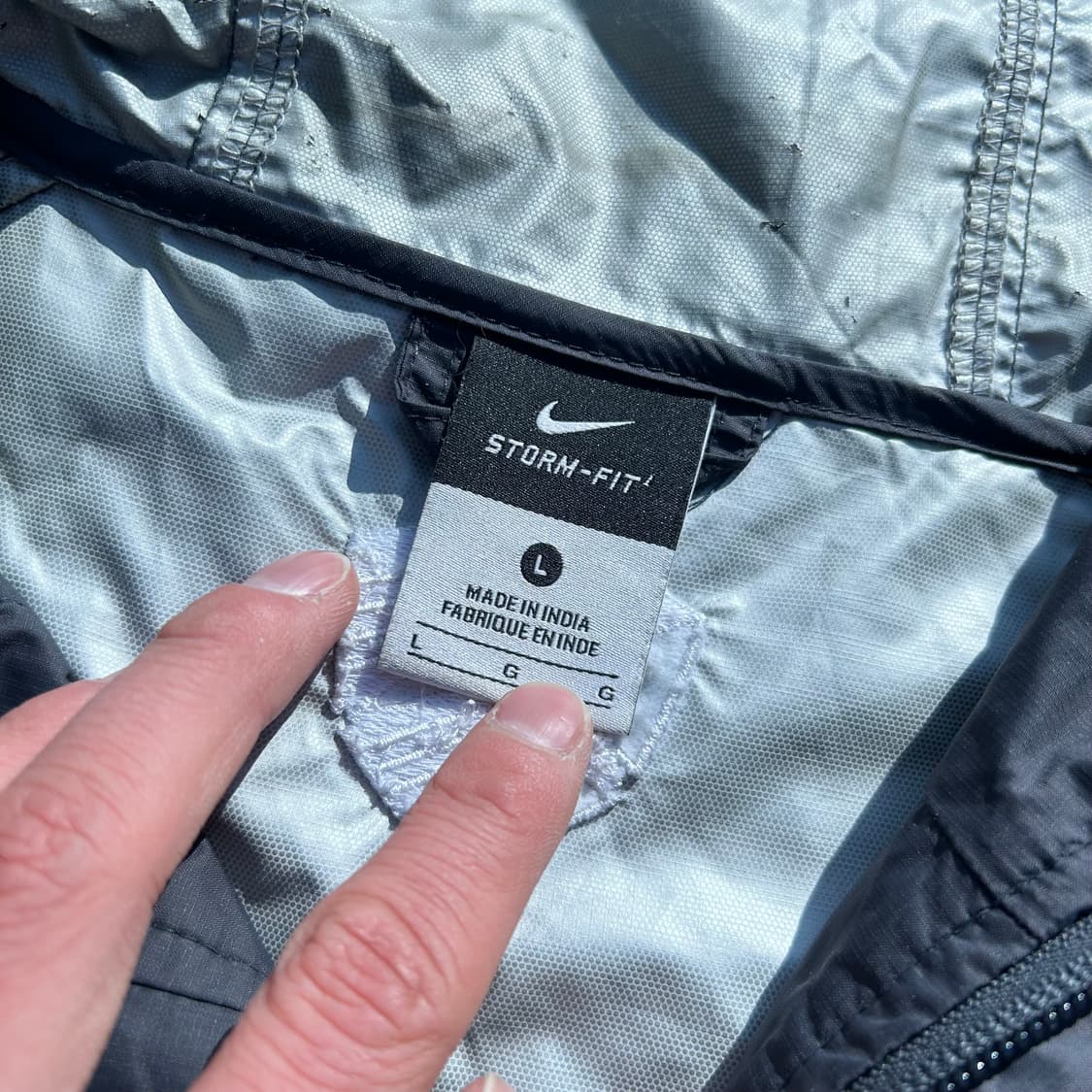 나이키(NIKE) 맨유 블랙 바람막이 자켓 상품이미지5