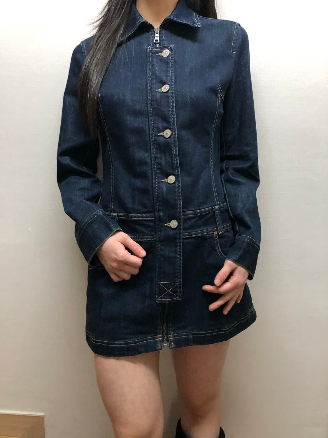 빈티지 빈폴 데님 원피스 상품이미지2