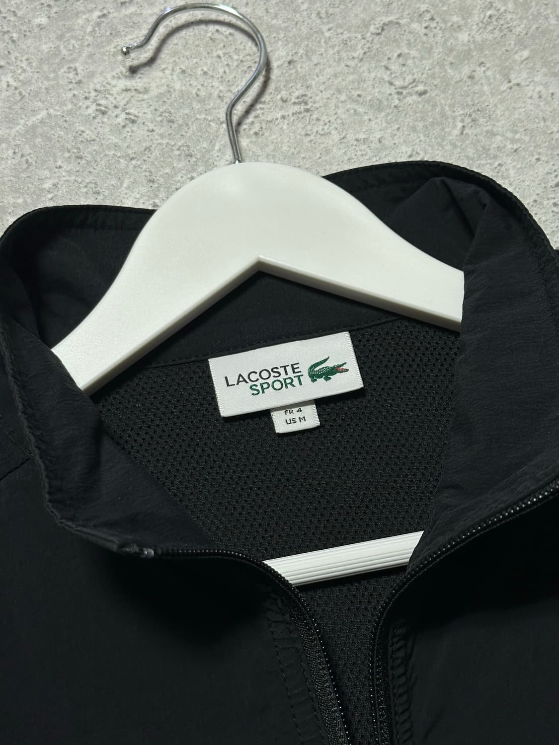 라코스테 스몰로고 솔리드 우븐 바람막이 상품이미지5